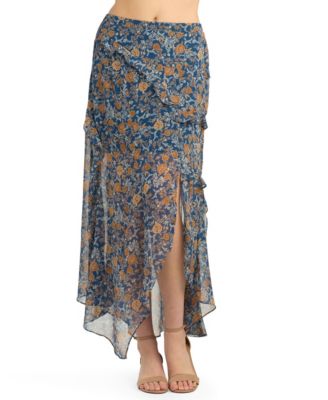 BCX Juniors' Printed A-Line Skirt