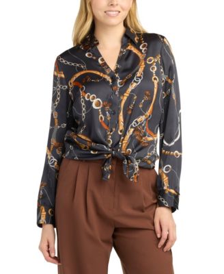 Детский топ BCX Collared Printed Satin