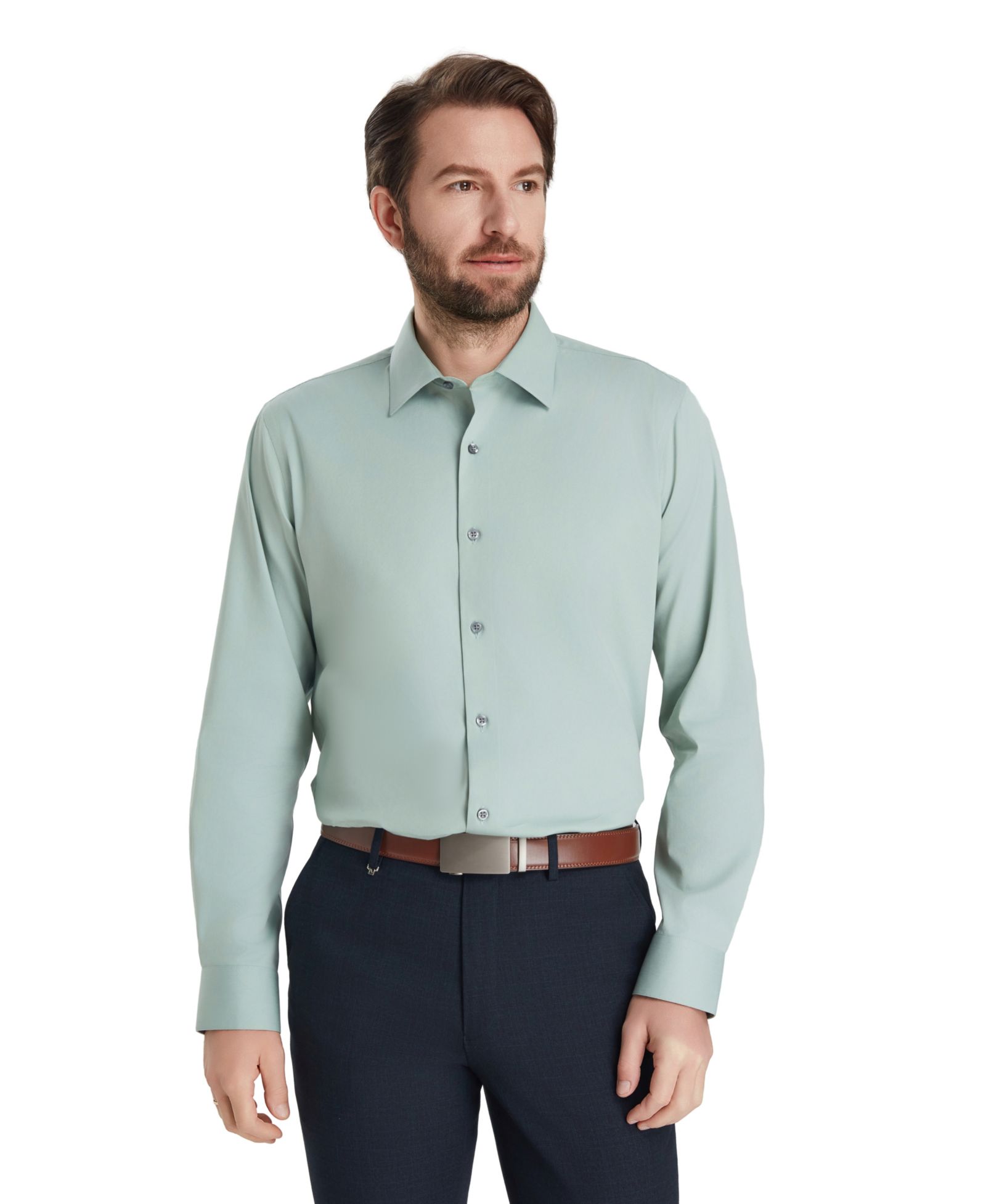 Мужская классическая рубашка Alfani Slim-Fit Solid