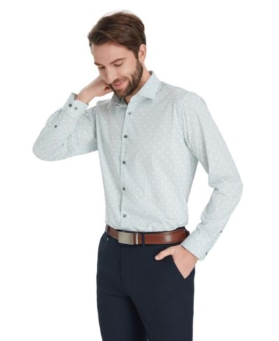 Мужская рубашка Alfani Slim-Fit Geometric Print
