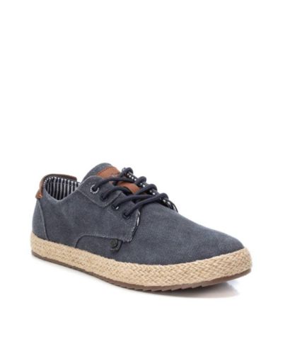XTI Men's Casual Jute Wrapped Sole Oxfords