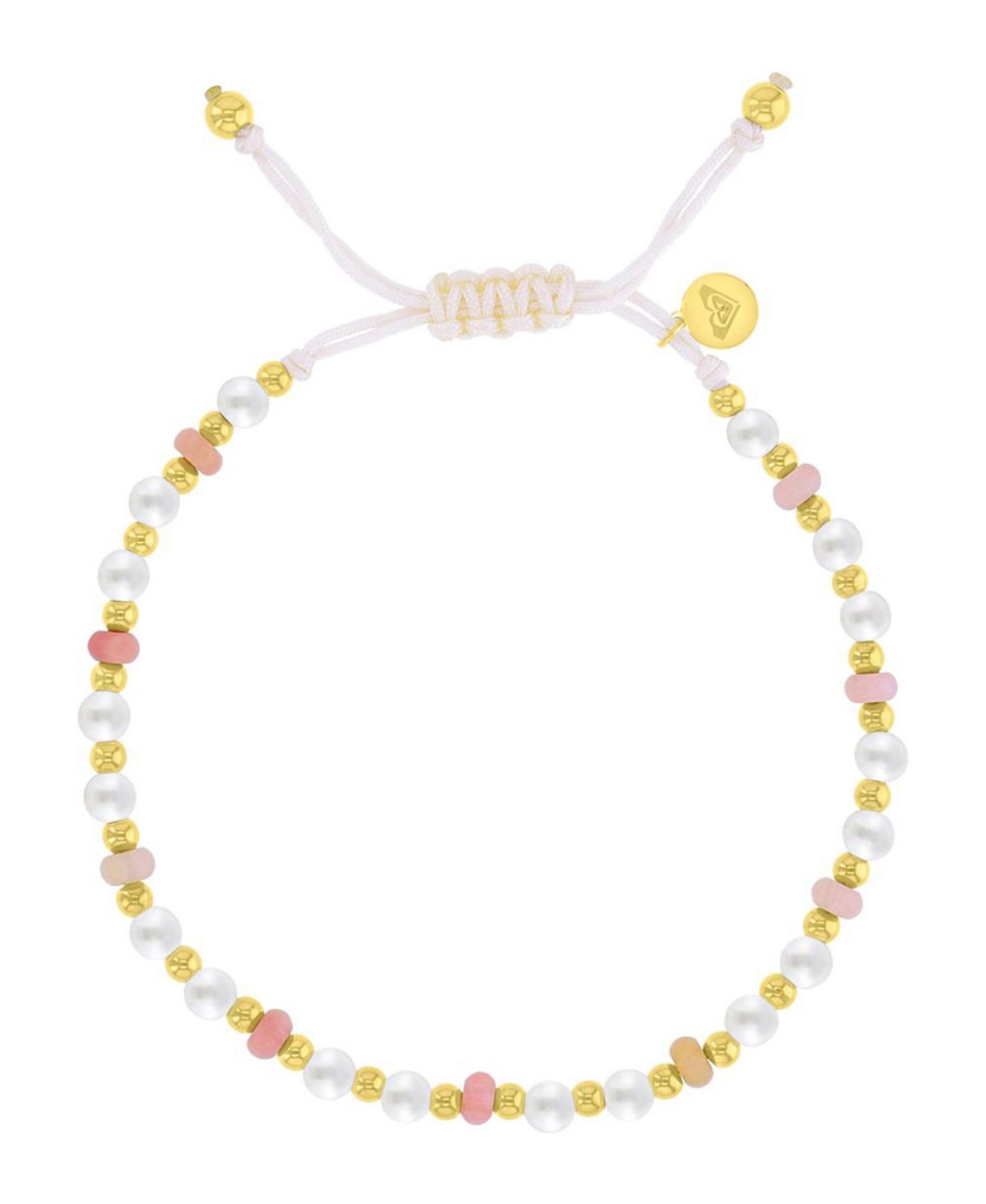 Регулируемый браслет Roxy Waterproof Yellow Rhodonite Pearl