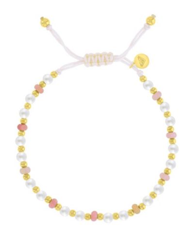 Регулируемый браслет Roxy Waterproof Yellow Rhodonite Pearl