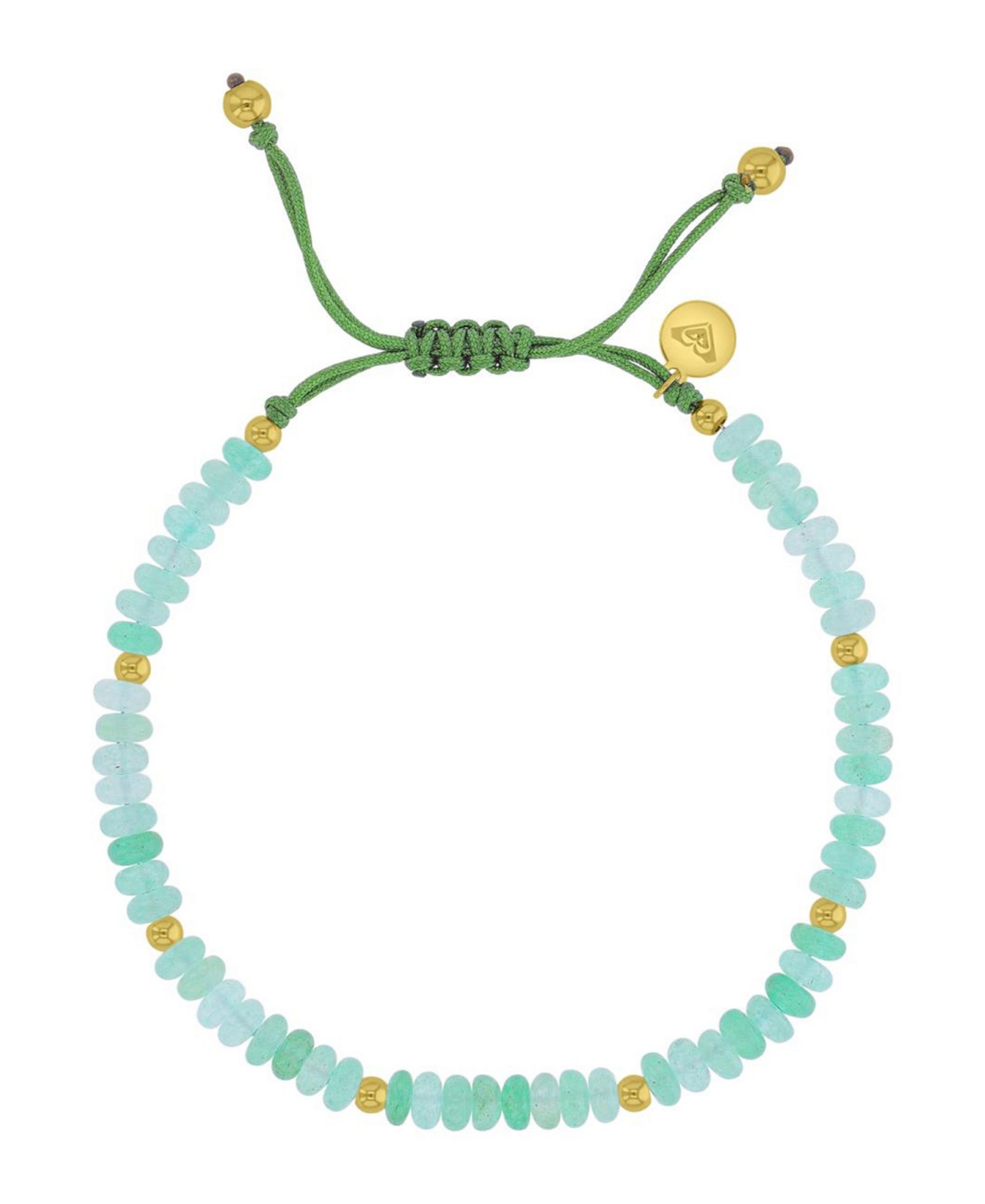 Roxy Waterproof Yellow Green Aventurine Adjustable Bracelet