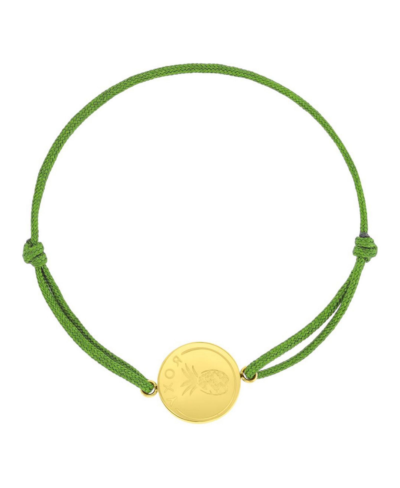 ROXY регулируемый браслет RD Charm с желтым сердцем-ананасом, водонепроницаемый