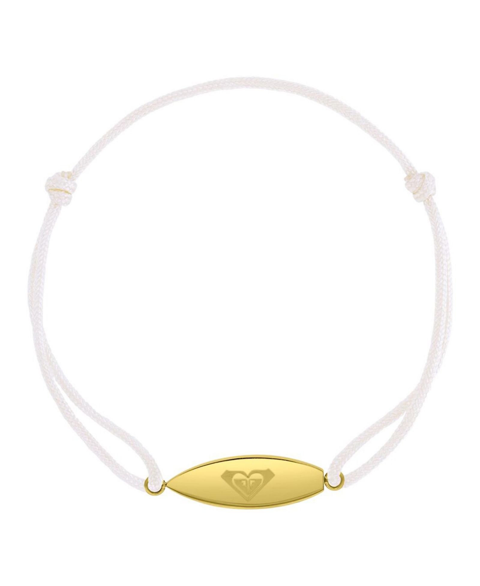 ROXY Waterproof Yellow Surfboard Adjustable Bracelet