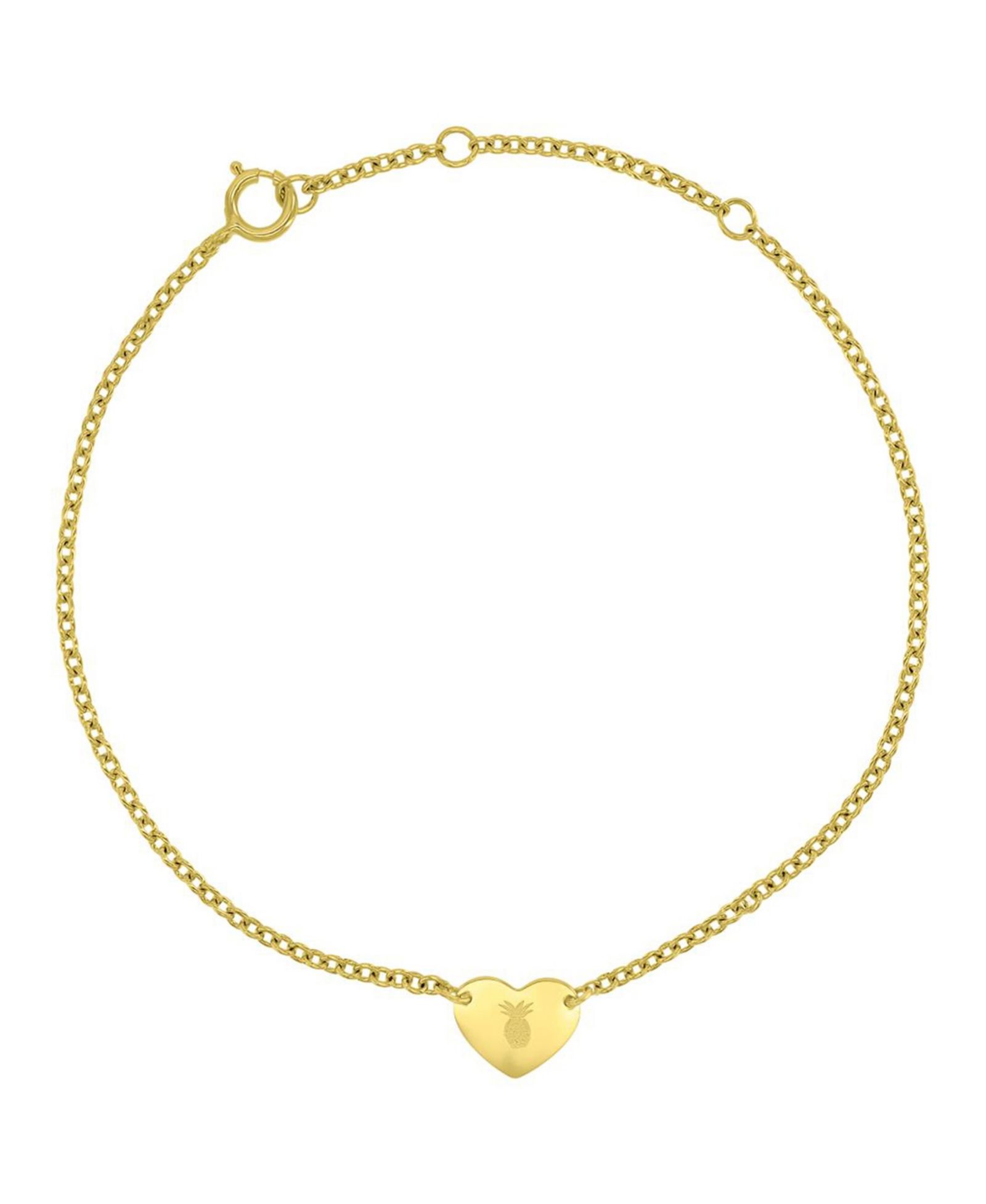 Браслет ROXY Waterproof Yellow Pineapple Pattern Heart