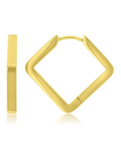 Серьги-кольца ROXY Waterproof Yellow 22mm Square Hoop