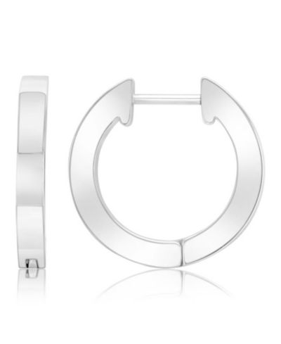 ROXY Waterproof Platinum 18mm Huggie Earrings