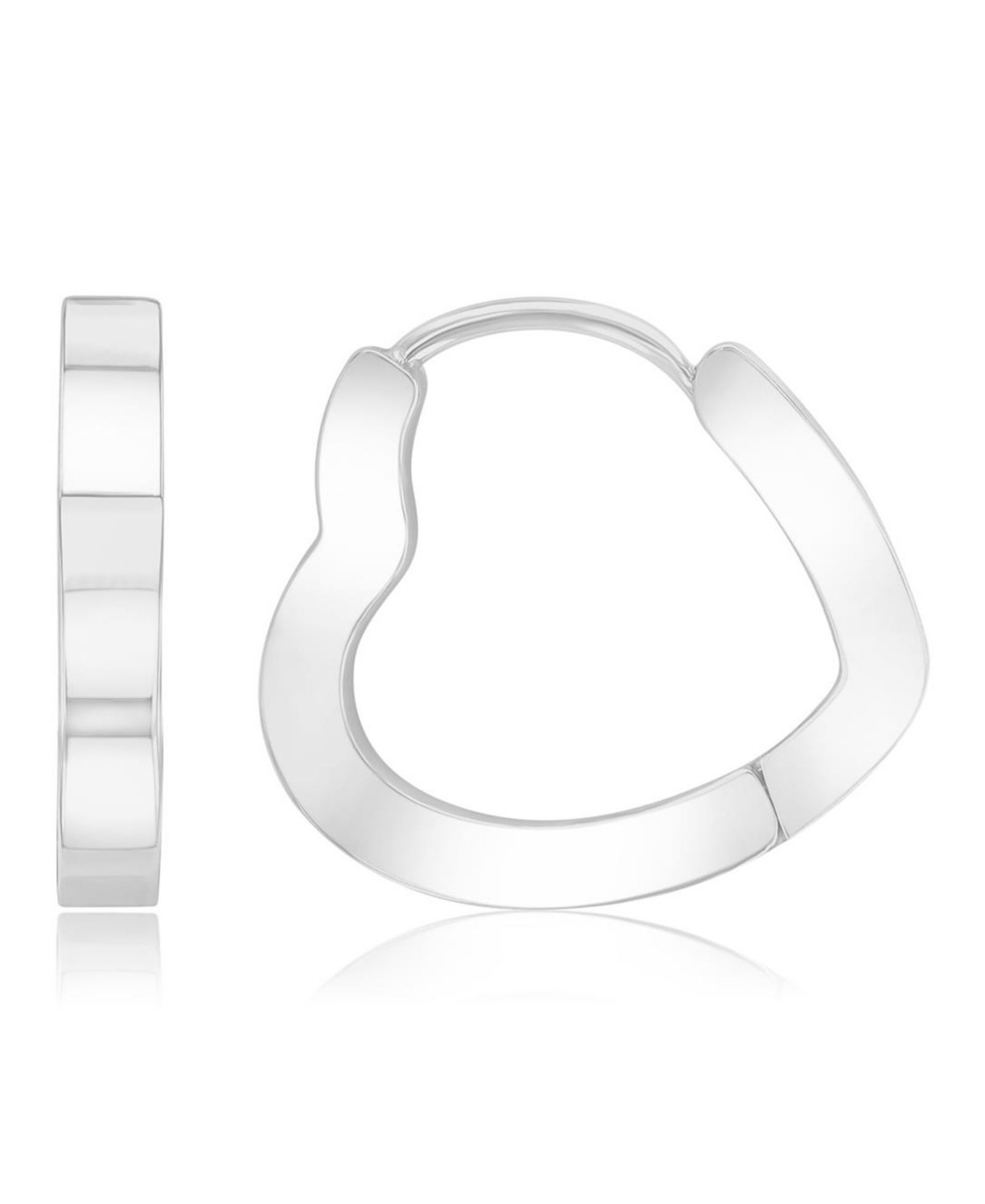 Серьги ROXY Waterproof Yellow 19mm Heart Huggie