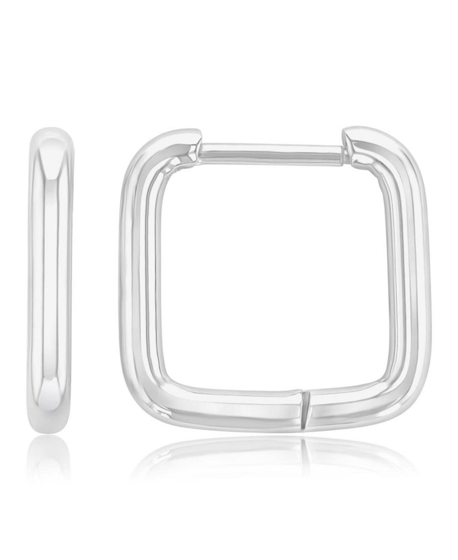ROXY водонепроницаемые серьги-кольца Square Huggie, желтые, 14mm