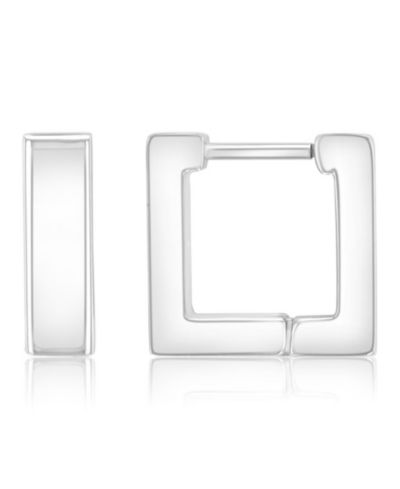 Серьги-кольца ROXY Square Silver Tone