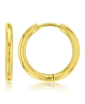 Серьги-кольца ROXY Waterproof Yellow 15mm Huggie
