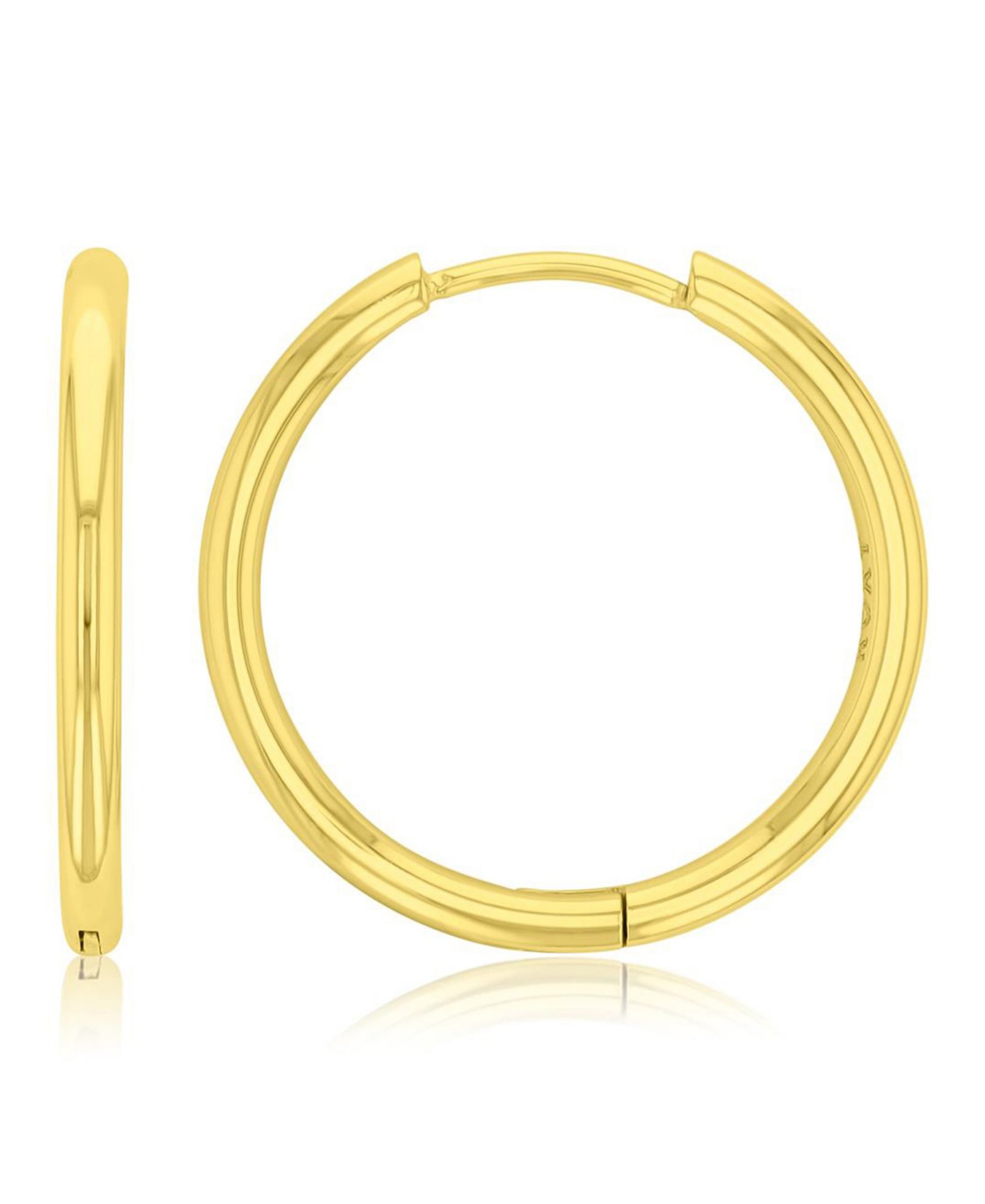 Серьги-кольца ROXY Waterproof Yellow 21mm
