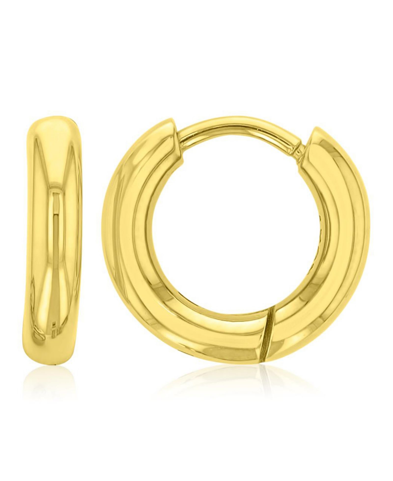 Серьги-кольца ROXY Waterproof Yellow 12mm Huggie