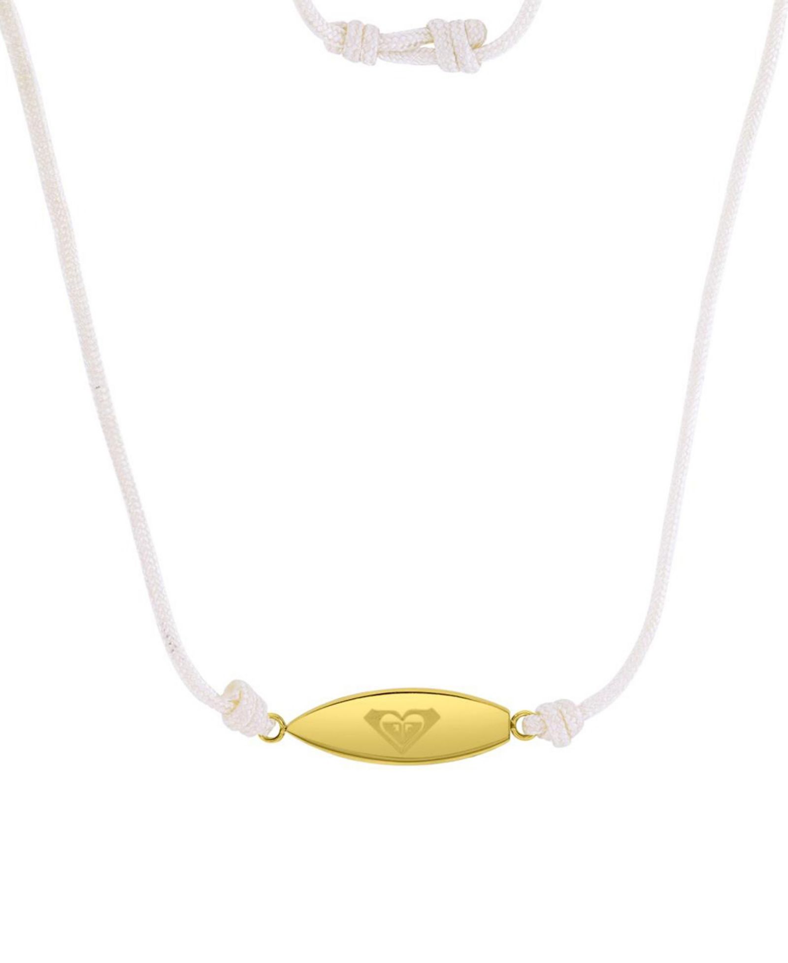 ROXY Waterproof Yellow Adjustable Necklace