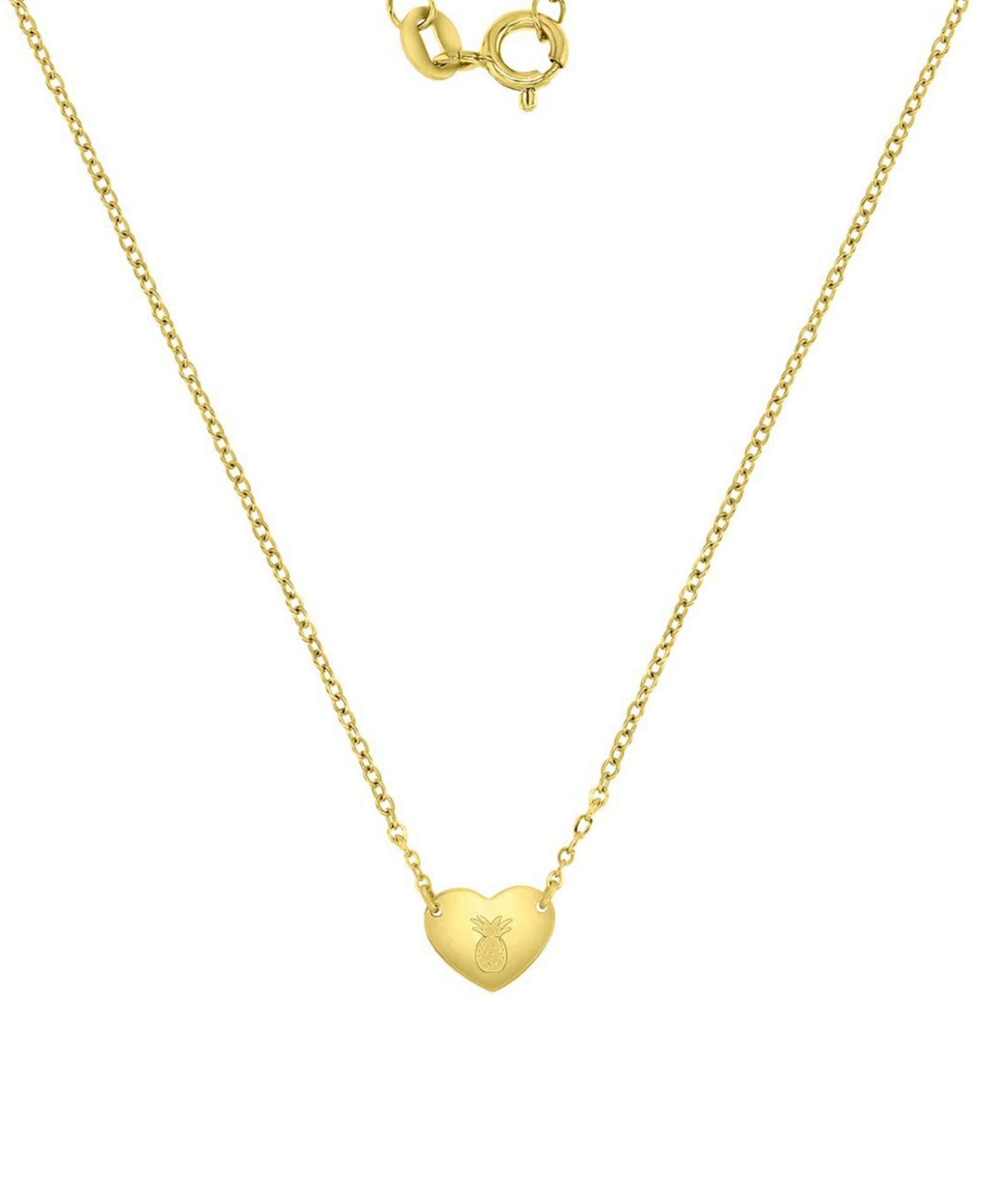 ROXY ожерелье Yellow Heart Pineapple 16+1+1''
