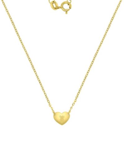 ROXY ожерелье Yellow Heart Pineapple 16+1+1''