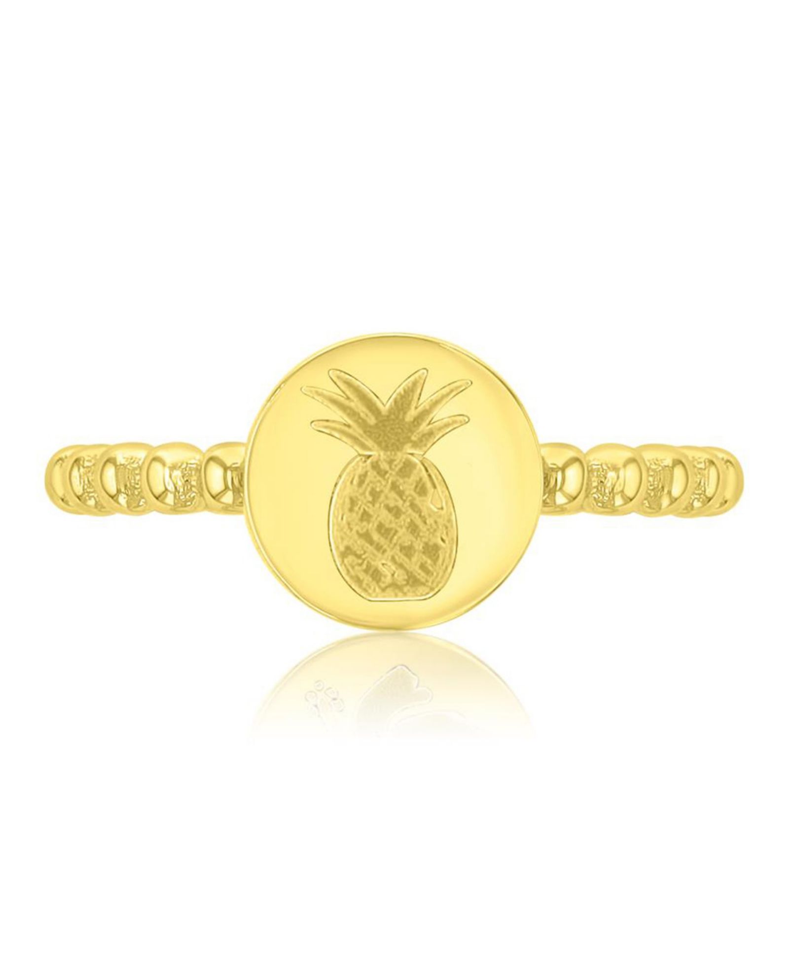 Кольцо ROXY Waterproof Yellow Pineapple Beads