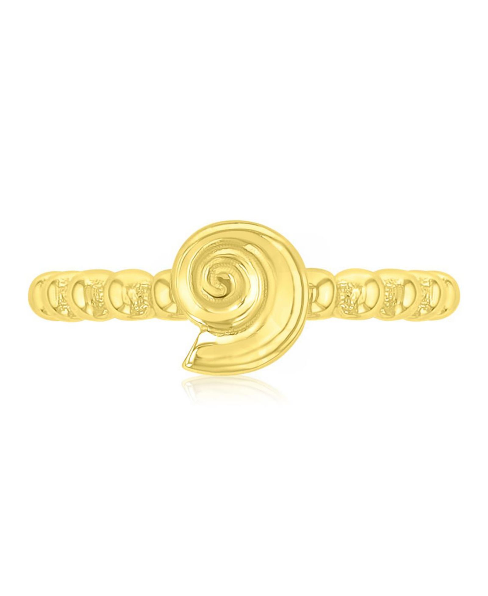 ROXY Waterproof Yellow Conch Beads Ring