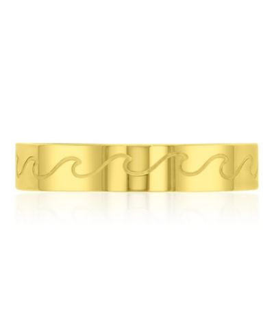 ROXY Waterproof Yellow Waves Ring