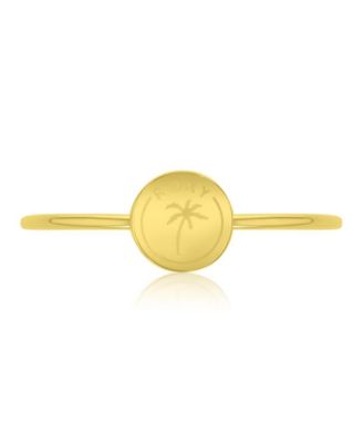 ROXY Waterproof Yellow Palm Tree Ring