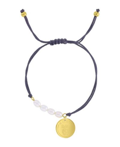 ROXY водонепроницаемый регулируемый браслет с жемчугом RD Charm Yellow Heart Pineapple