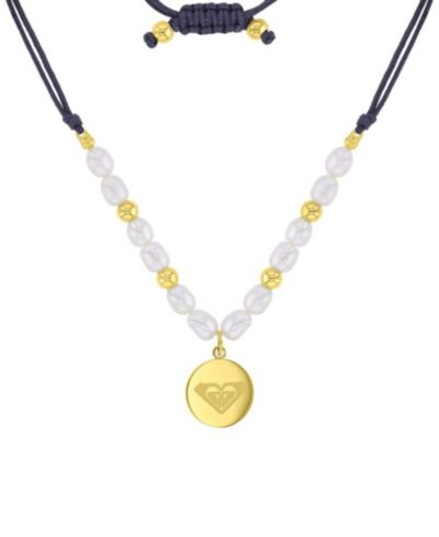 Регулируемое ожерелье ROXY Yellow Heart Pearl, водонепроницаемое