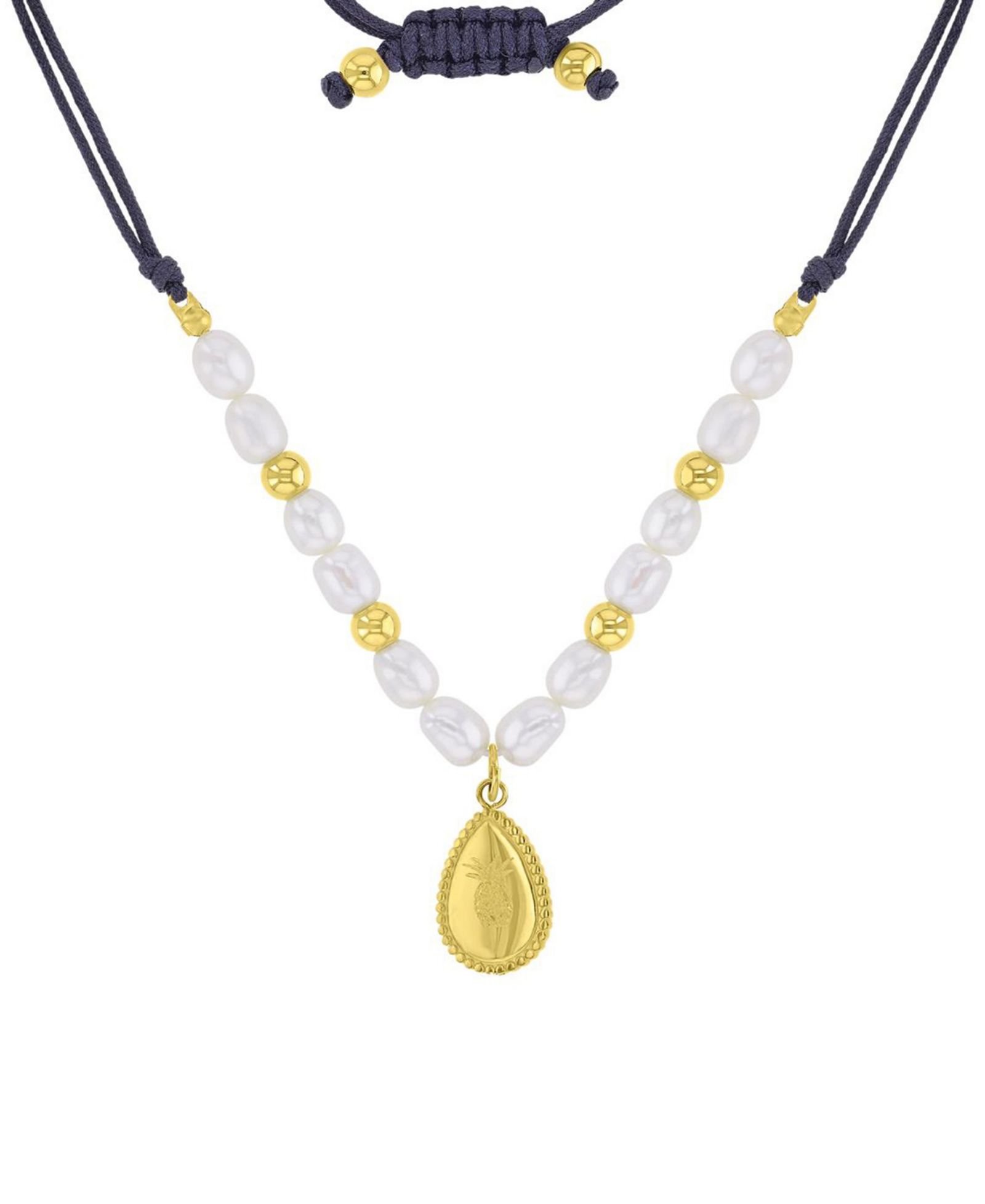 Ожерелье ROXY Pearl Adjustable Pineapple Pattern