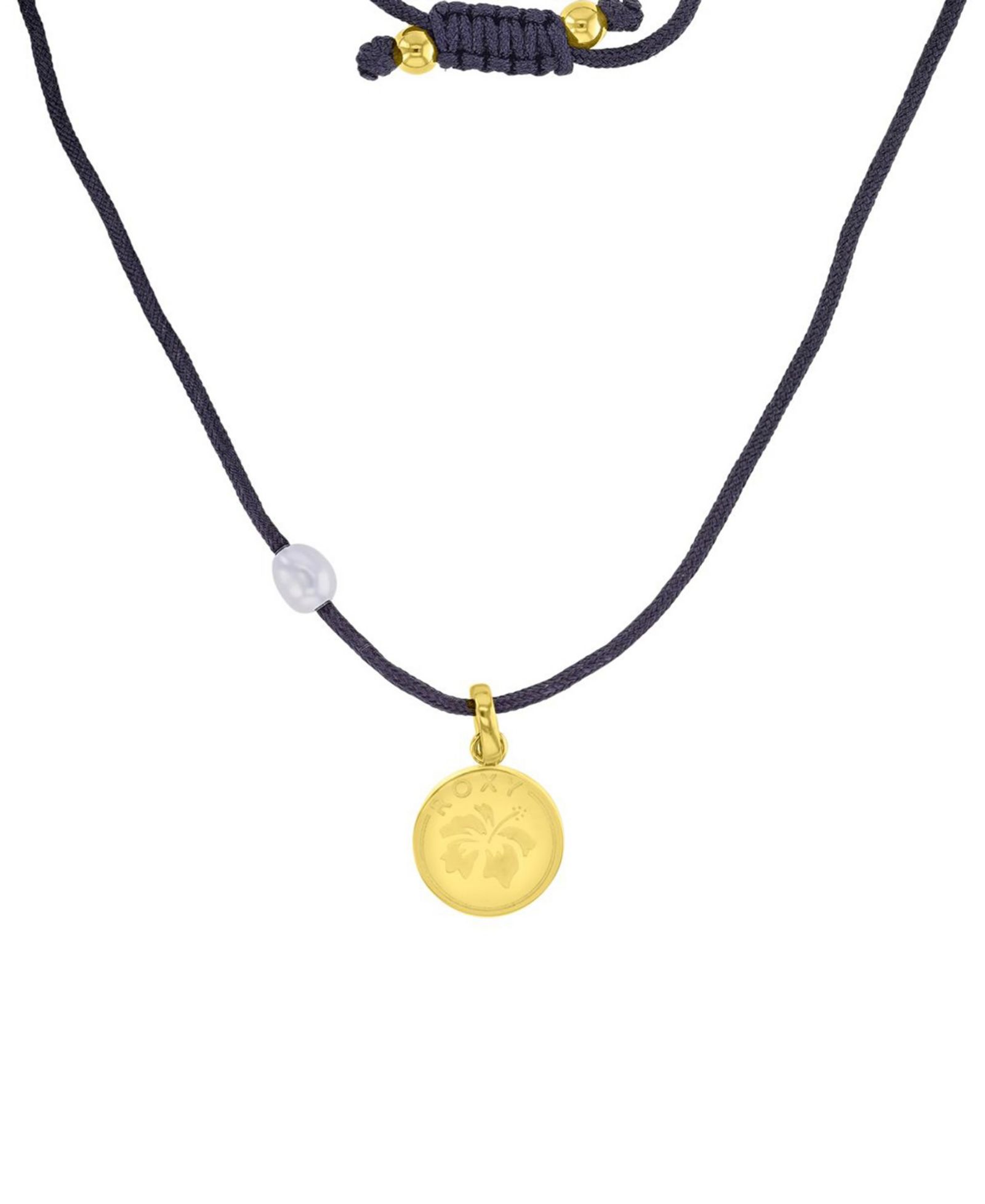 Регулируемое ожерелье ROXY Waterproof Yellow Hibiscus Pearl