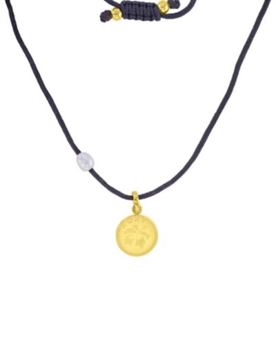 Регулируемое ожерелье ROXY Waterproof Yellow Hibiscus Pearl