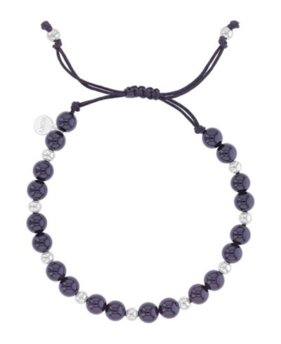 Roxy Водонепроницаемый регулируемый браслет Platinum Black Onyx
