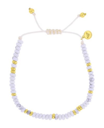Регулируемый браслет Roxy Waterproof Yellow Grey Turquoise White Marble