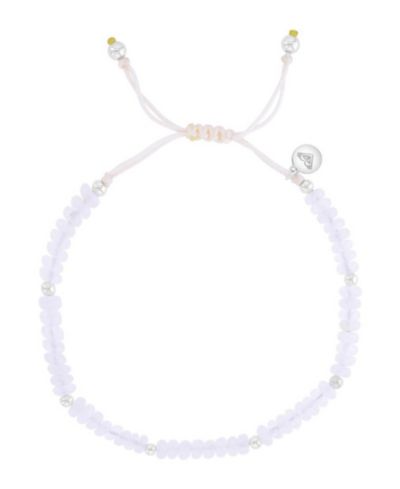 Браслет Roxy Waterproof Platinum White Onyx Adjustable