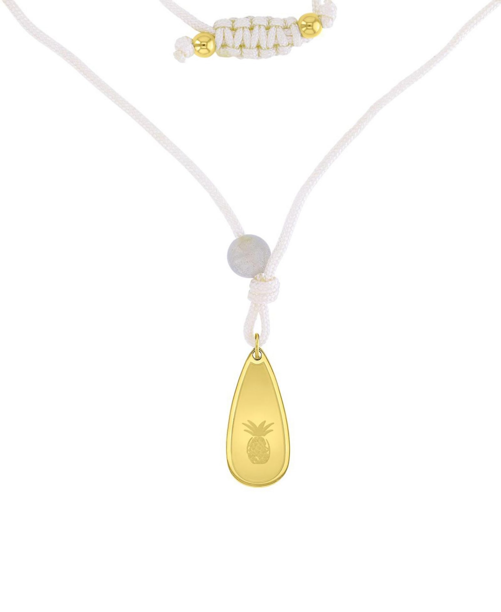 ROXY ожерелье с подвеской Labradorite Yellow Pineapple