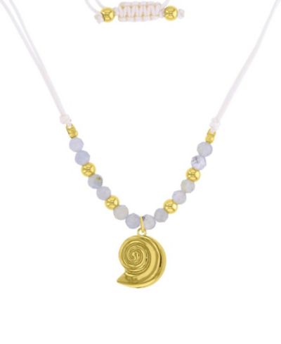 Ожерелье ROXY Waterproof Yellow Beads Labradorite Adjustable