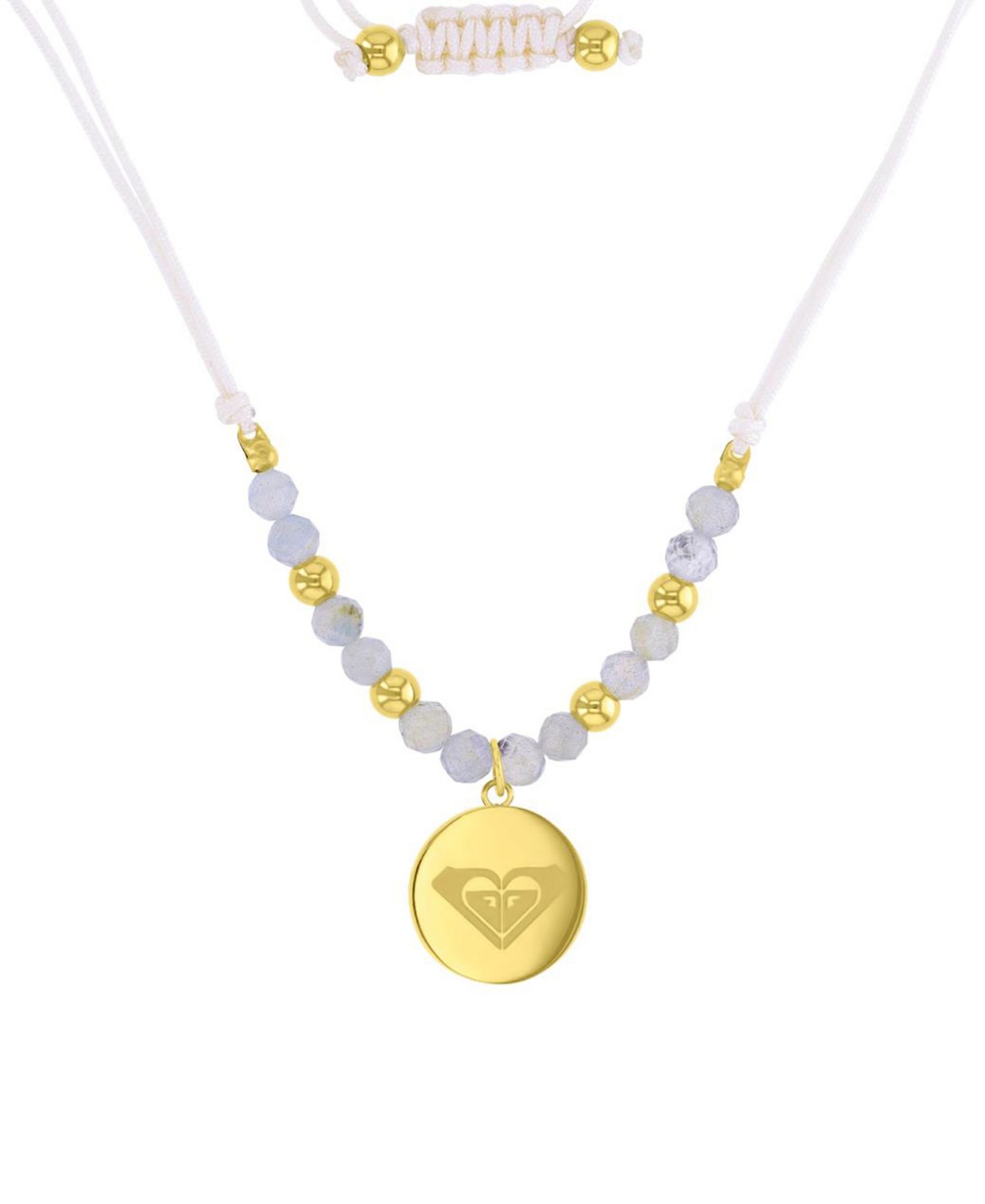 ROXY Регулируемое ожерелье с желтым лабрадоритом Yellow Heart Waterproof