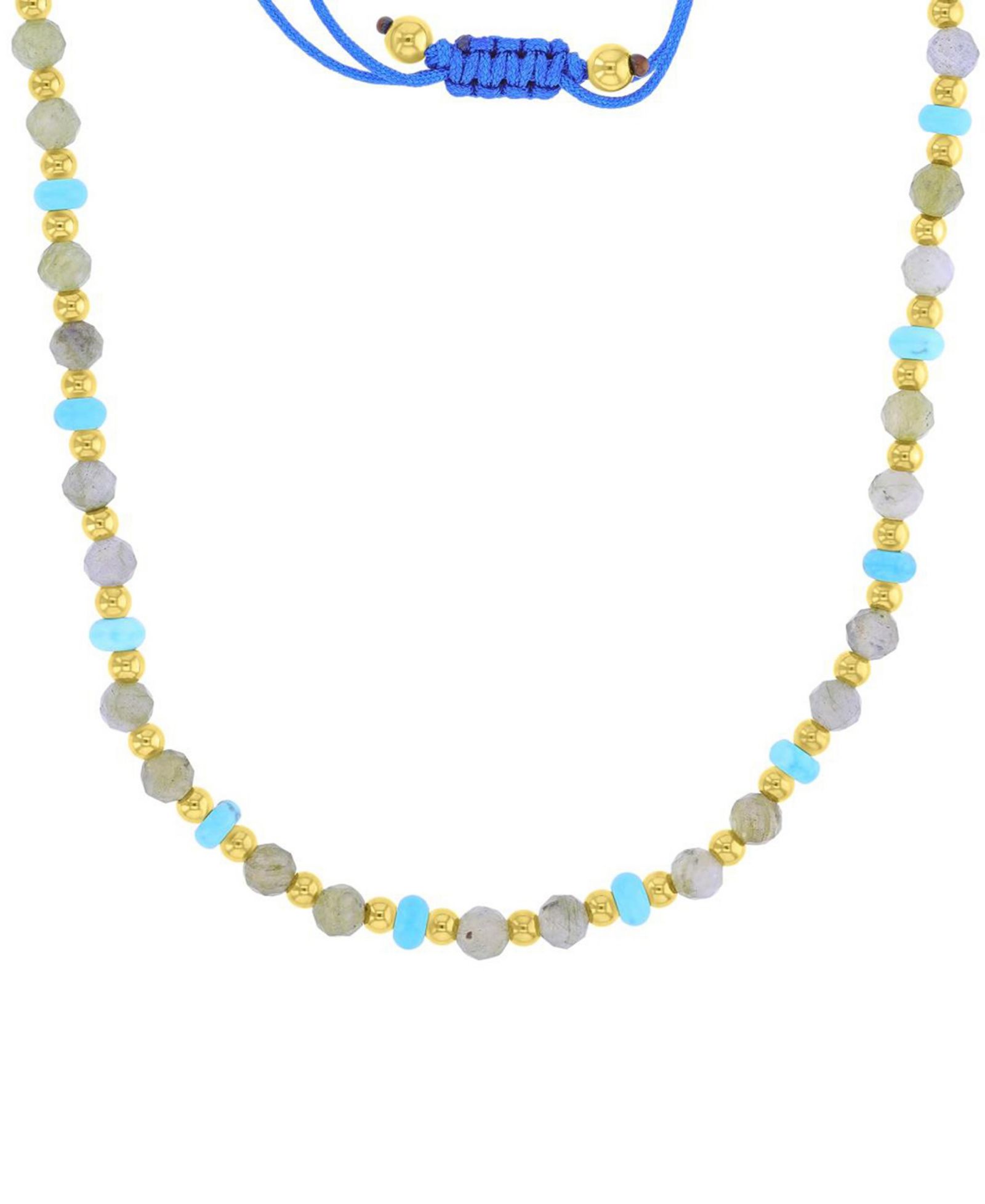 Подвеска ROXY Waterproof Yellow Turquoise Labradorite Adjustable Necklace