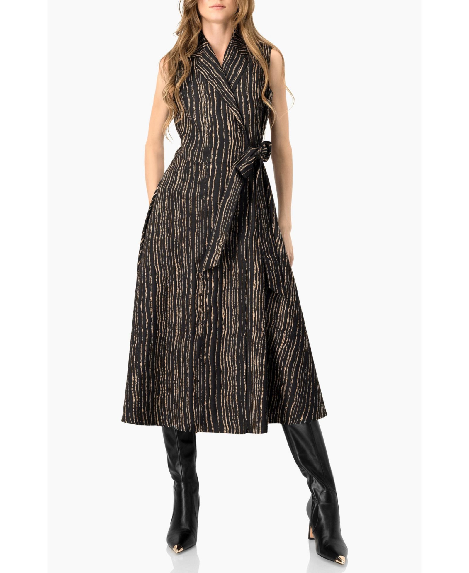 Женское длинное платье Ivonne Sleeveless Long Wrap