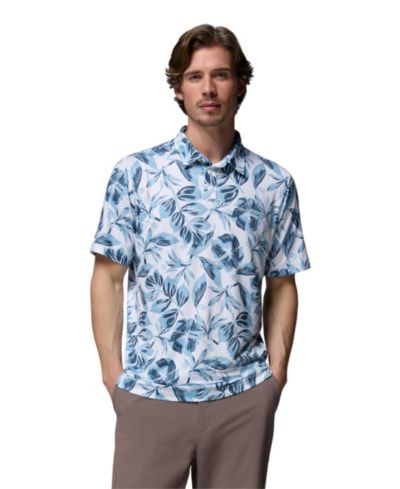 Columbia Мужская рубашка поло Parsons Printed с коротким рукавом
