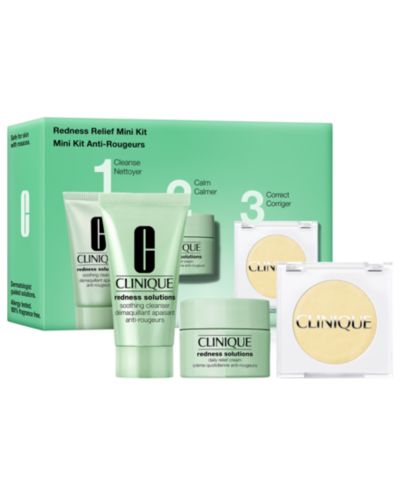 Clinique Набор по уходу за кожей Redness Relief, 3-Pc. Set