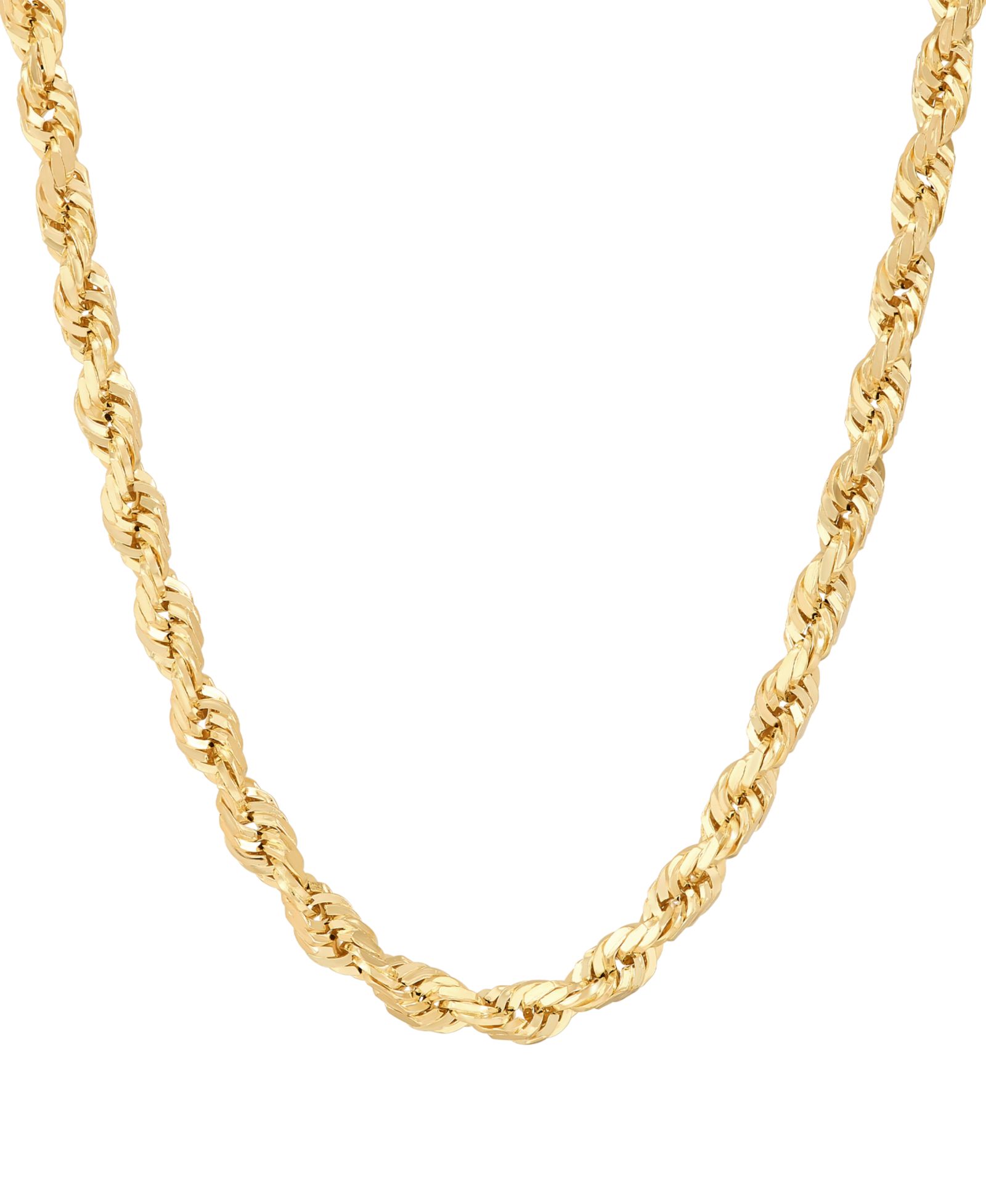 Macy's Rope Chain 22" in 10k Yellow Gold (4mm)