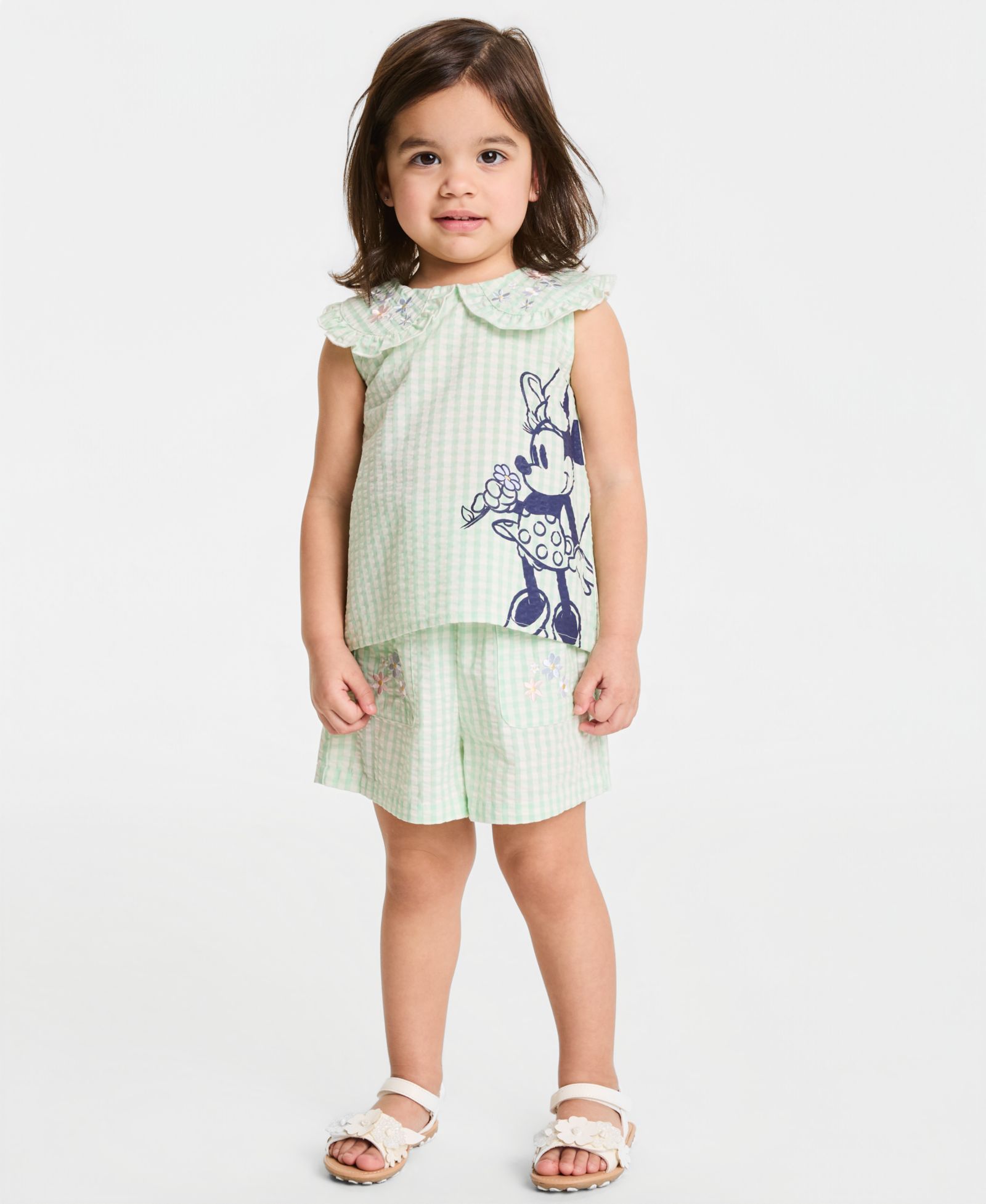 Детский комплект Disney Minnie Mouse (топ и шорты), 2-Piece Set, 2T-6X