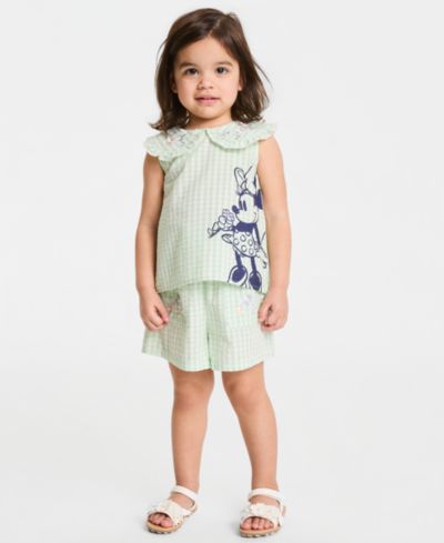 Детский комплект Disney Minnie Mouse (топ и шорты), 2-Piece Set, 2T-6X