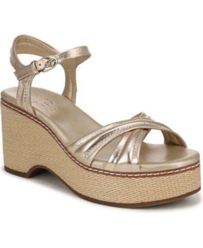 Champagne Metallic Leather