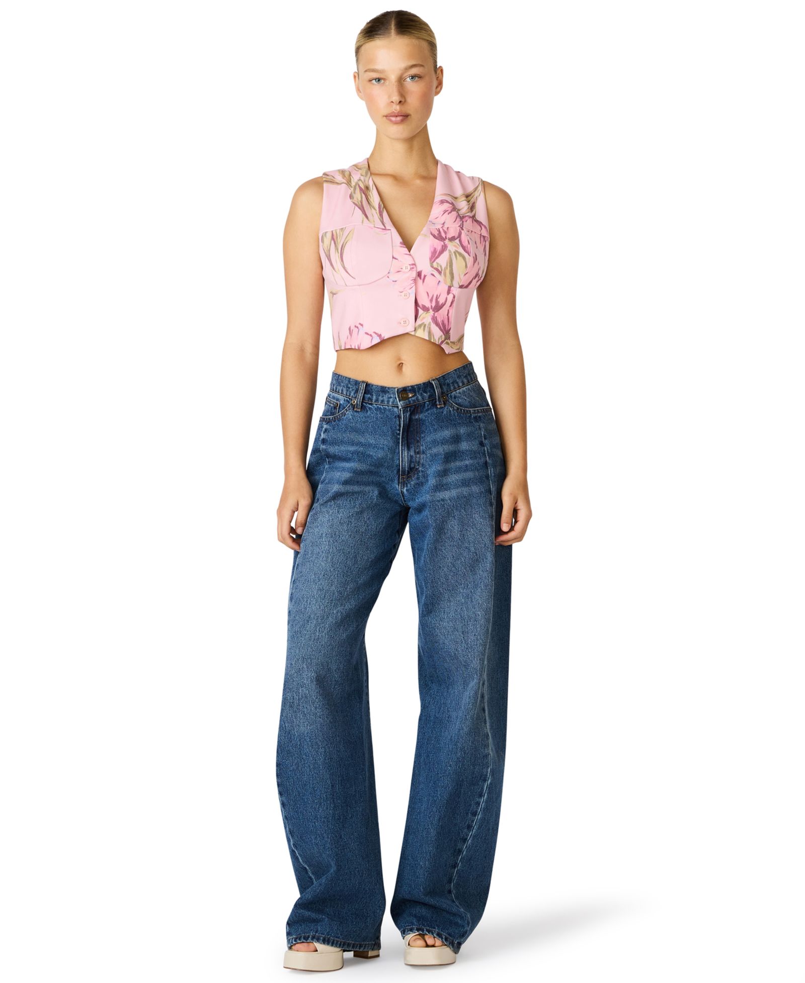 Женский жилет Steve Madden Raleen V-Neck