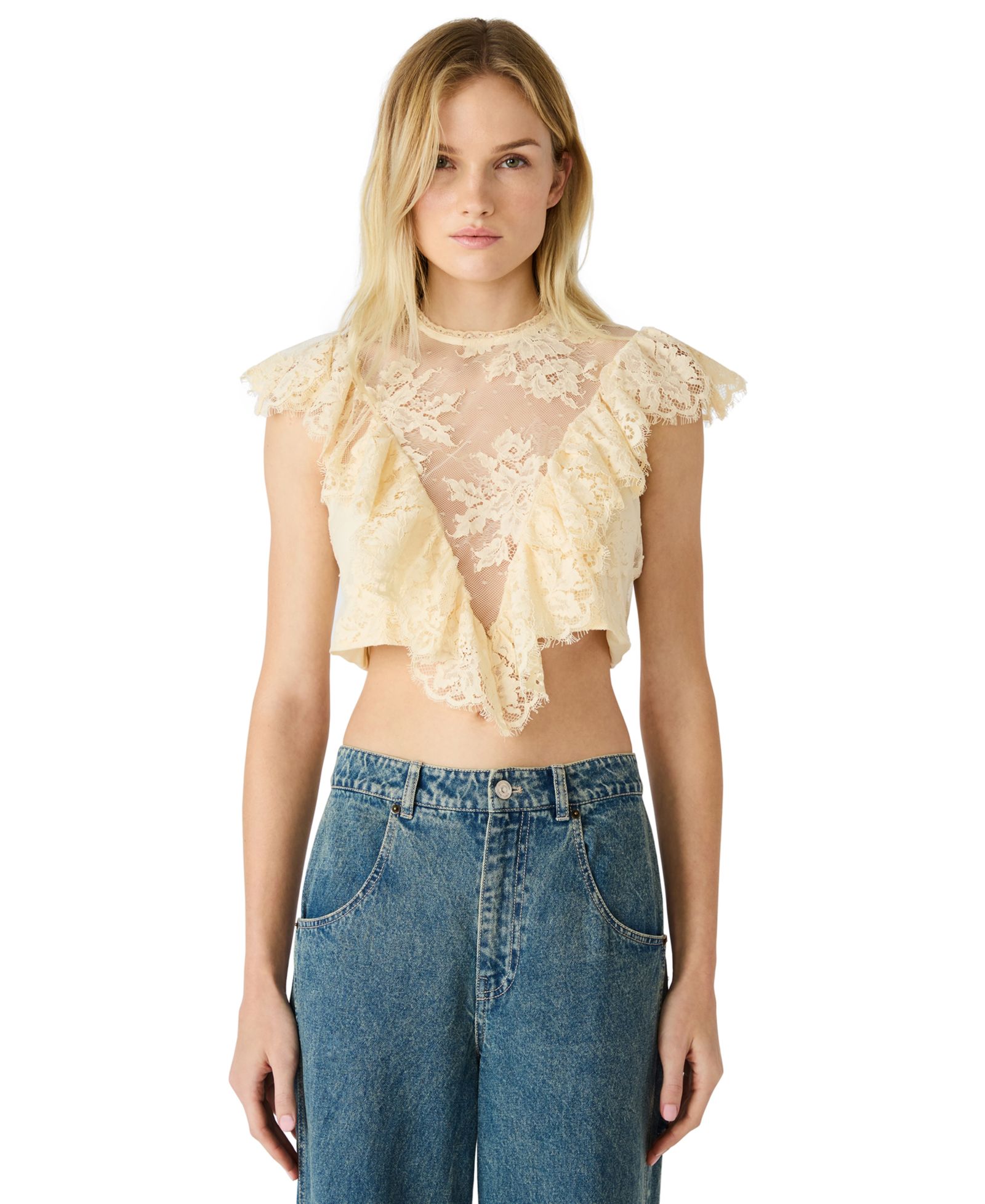 Женский топ Steve Madden Faya High Round Neck