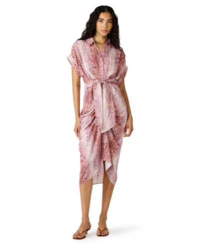 Steve Madden Women's Tori Collared Short-Sleeve Dress