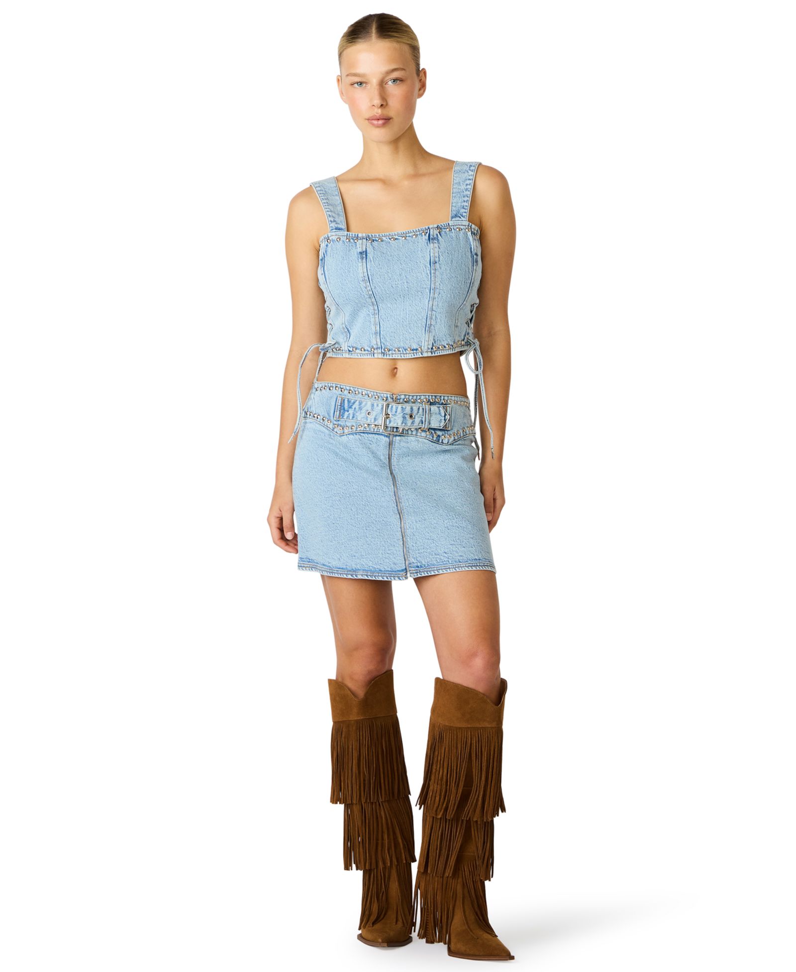 Steve Madden Women's High-Rise Mini Skirt