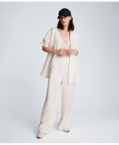 Kenneth Cole Женский Linen Wide-Leg Pants